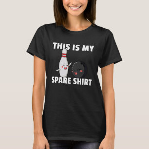 Bowling Ball Pin Men Women Kids Youth Mom Alley T-Shirt