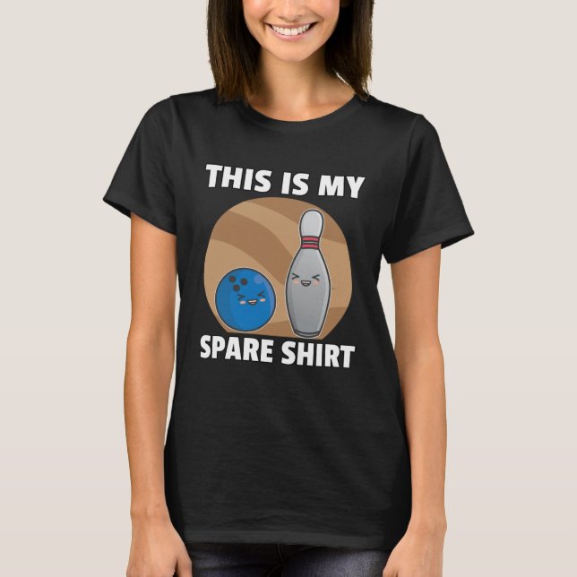 Bowling Ball  Pin Men Women Kids Youth Mom Alley T-Shirt (Front)
