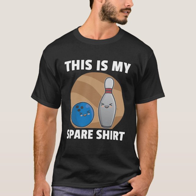 Bowling Ball  Pin Men Women Kids Youth Mom Alley T-Shirt (Front)