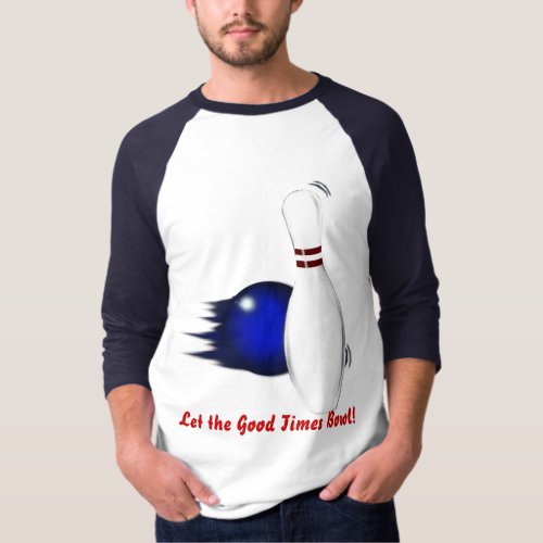 Bowling Ball  Pin Sportslovers Fun T_Shirt