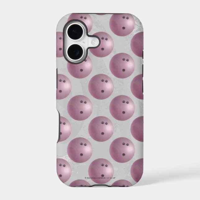 Bowling Ball Pink Iphone Case (Back)