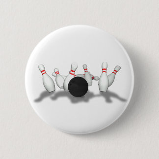 Bowling Ball & Pins: 3D Model: Button