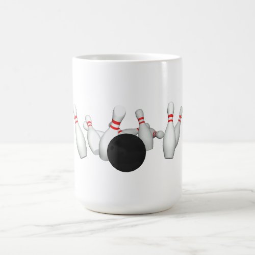 Bowling Ball  Pins 3D Model Coffee Mug