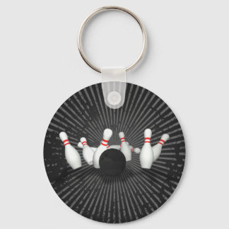 Bowling Ball & Pins: 3D Model: Keychain