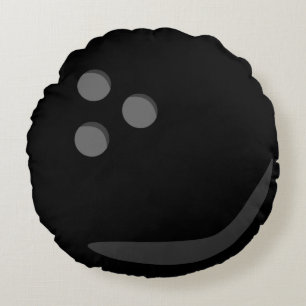 Bowling Ball Round Pillow