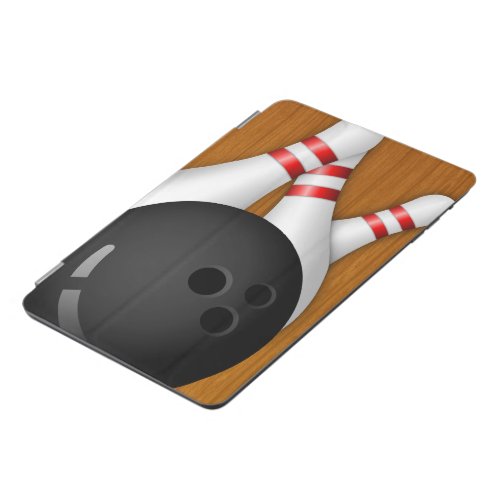 Bowling Ball Smashing Pins iPad Case Cover