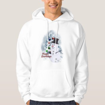Bowling Ball Snowman Christmas Hoodie by TheSportofIt at Zazzle