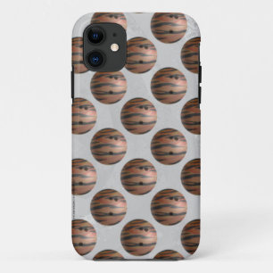 Bowling Ball Tiger Orange iPhone 11 Case