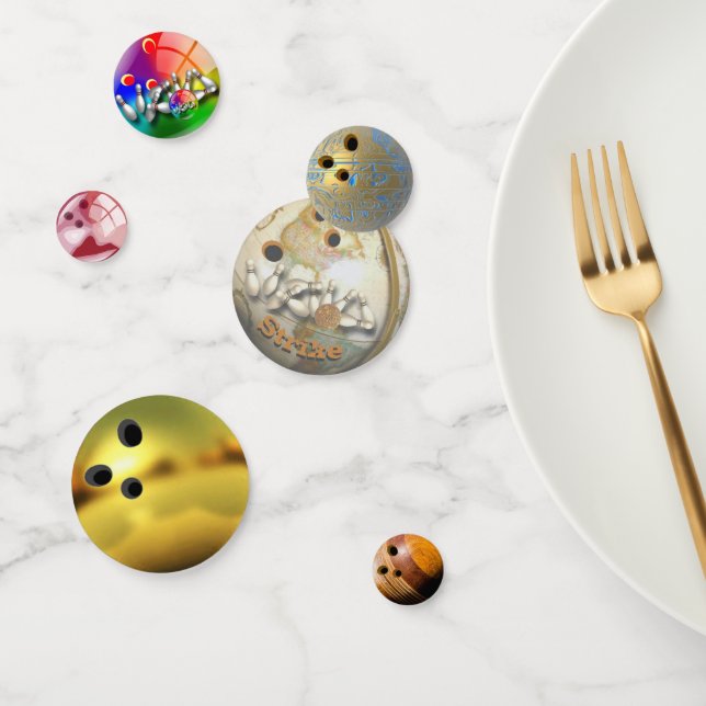 Bowling balls confetti (Group)