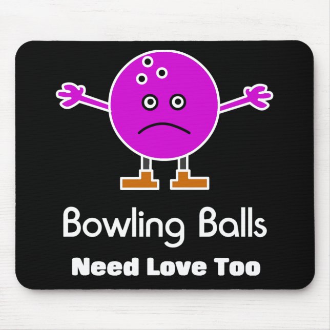 Bowling Balls Mouse Pad (Front)