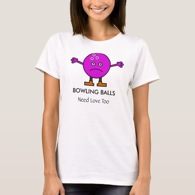 Bowling Balls T-Shirt (Front)