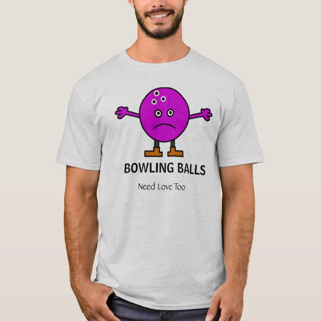 Bowling Balls T-Shirt (Front)