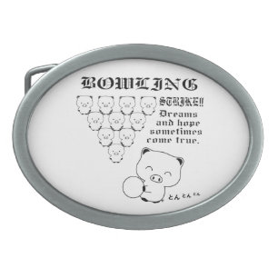Bowling Belt Buckle