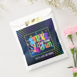 Bowling Birthday Favor Bag - Strike Up Some Fun