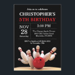Bowling Birthday Invitation Birthday Party Red<br><div class="desc">Bowling Birthday Invitation Birthday Party. Boy or Girl Birthday Party Invite. Bowling Sport Themed Birthday Bash. Red and White. Chalkboard Background. 1st First Birthday. 1st 2nd 3rd 4th 5th 6th 7th 8th 9th 10th 11th 12th 13th 14th 15th, any age. Printable Digital. For further customization, please click the "Customize it"...</div>