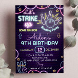 Bowling Birthday Invitation Strike Up Some Fun<br><div class="desc">Our bowling birthday invitation is the perfect way to invite friends and family to your party. The design features a strike up some fun theme, with plenty of space for all the important details such as the date, time, and location of the party. Perfect for any age, gender and theme...</div>