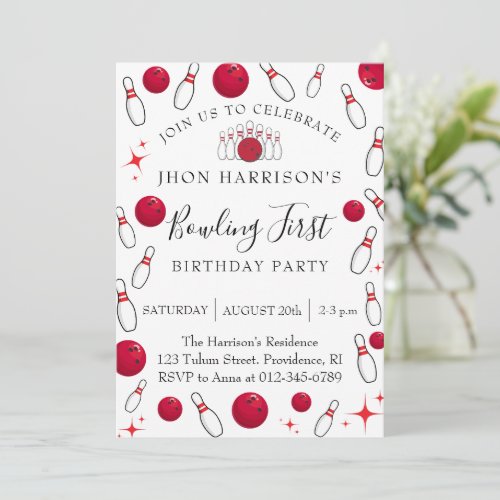 Bowling Birthday Party