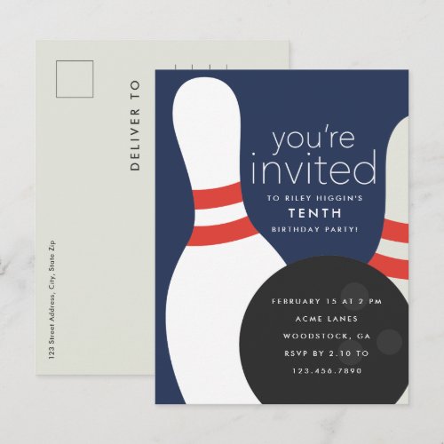 Bowling Birthday Party