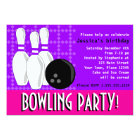 Cosmic Bowling Invitation Boy Birthday Party | Zazzle.com