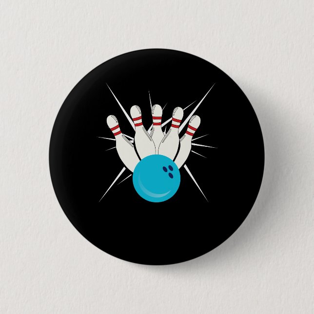 Bowling Bliss Button (Front)