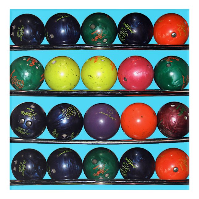 Bowling Blitz  Acrylic Print (Front)