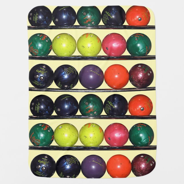 Bowling Blitz  Baby Blanket (Front)