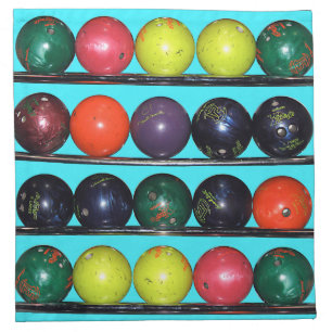 Bowling Blitz  Cloth Napkin