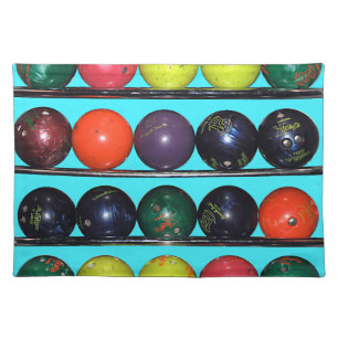 Bowling Blitz Cloth Placemat