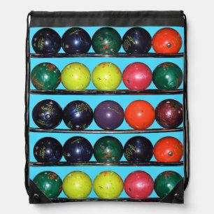 Bowling Blitz  Drawstring Bag