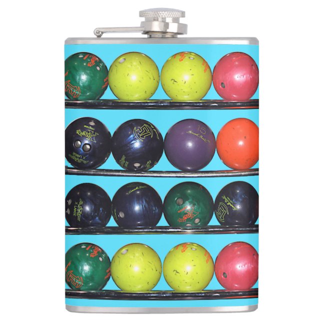 Bowling Blitz  Flask (Front)
