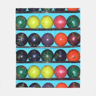 Bowling Blitz Fleece Blanket
