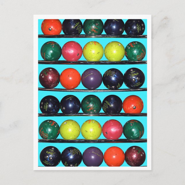 Bowling Blitz  Postcard (Front)