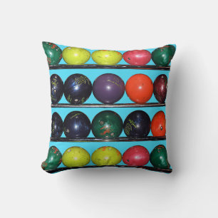 Bowling Blitz Throw Pillow