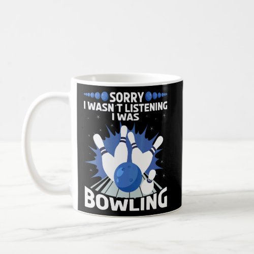 Bowling Bowler Spare Ten Pins  Coffee Mug