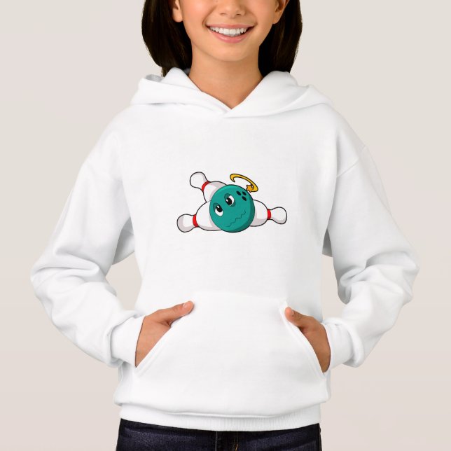 Bowling Bowling ball Bowling pin Hoodie (Front)