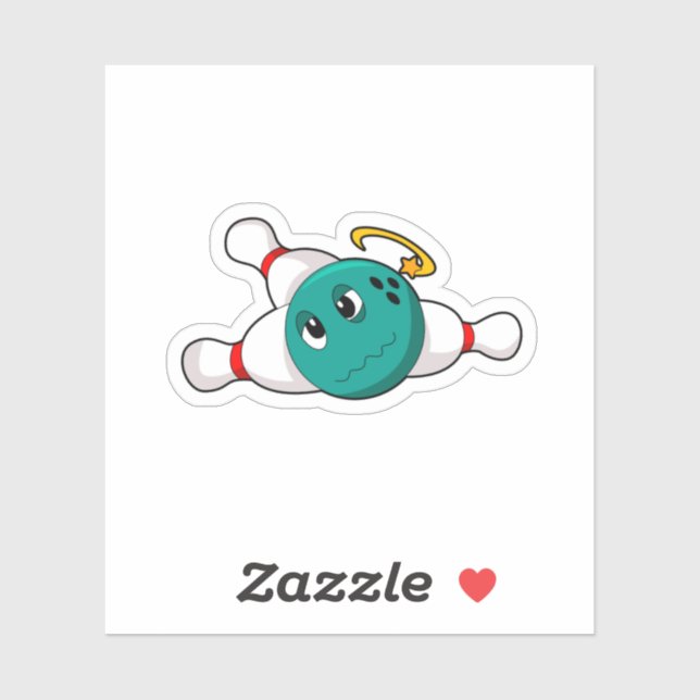 Bowling Bowling ball Bowling pin Sticker (Sheet)