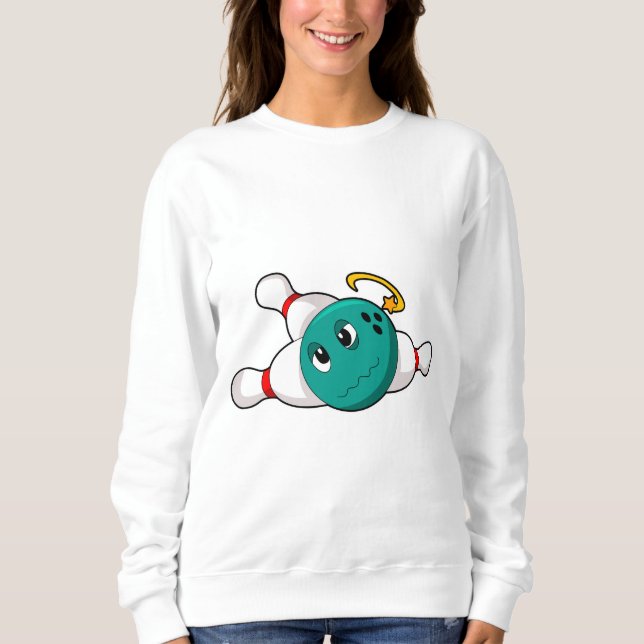 Bowling Bowling ball Bowling pin Sweatshirt (Front)