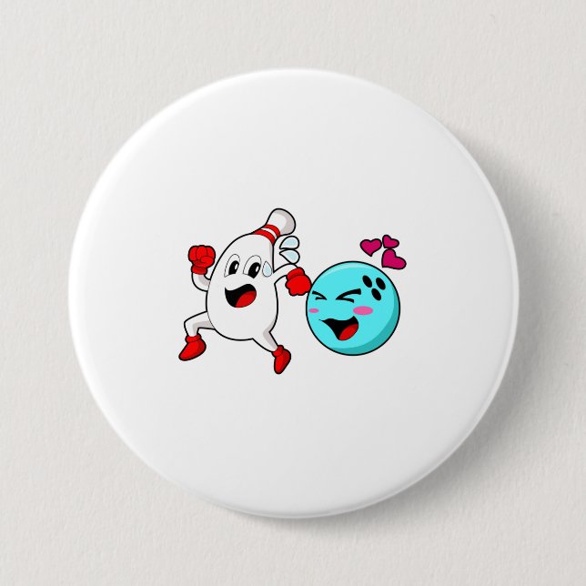 Bowling Bowling ball Button (Front)