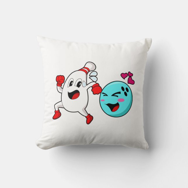 Bowling Bowling ball Throw Pillow (Front)