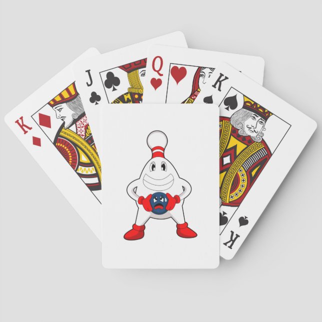 Bowling Bowling pin Bowling ball Poker Cards (Back)