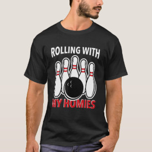 bowling bowling track saying 9 T-Shirt