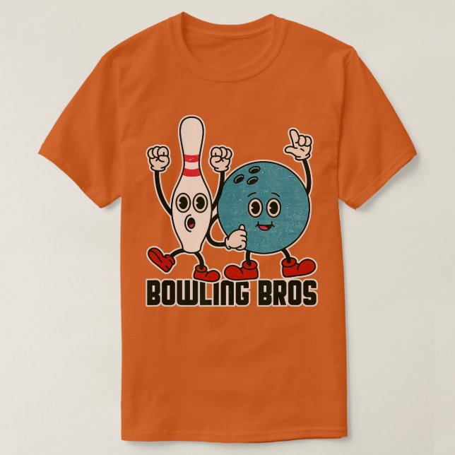 Bowling Bros Team League Alley Ball BowlerBowling  T-Shirt (Design Front)