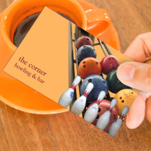 Bowling Business Card Template