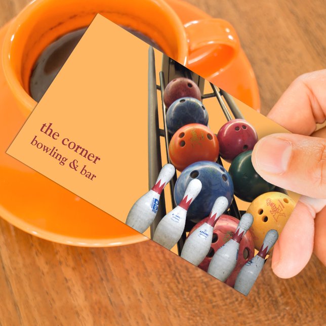 Bowling Business Card Template (Creator Uploaded)