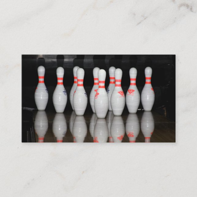 Bowling Business Cards (Front)