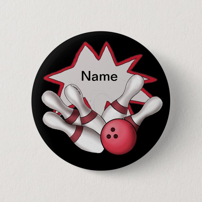 Bowling  button (Front)
