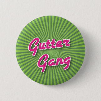 Bowling Button: Gutter Gang Pinback Button