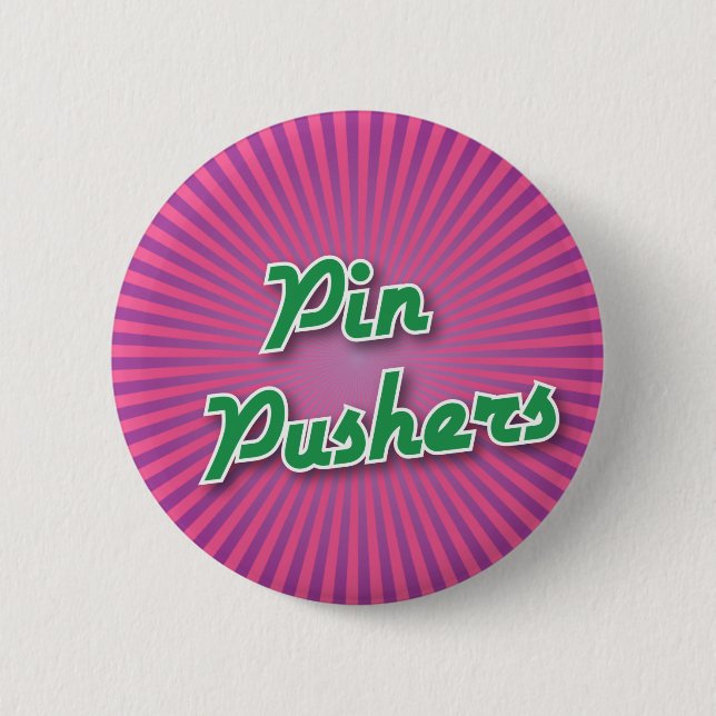 Bowling Button: Pin Pushers (Front)