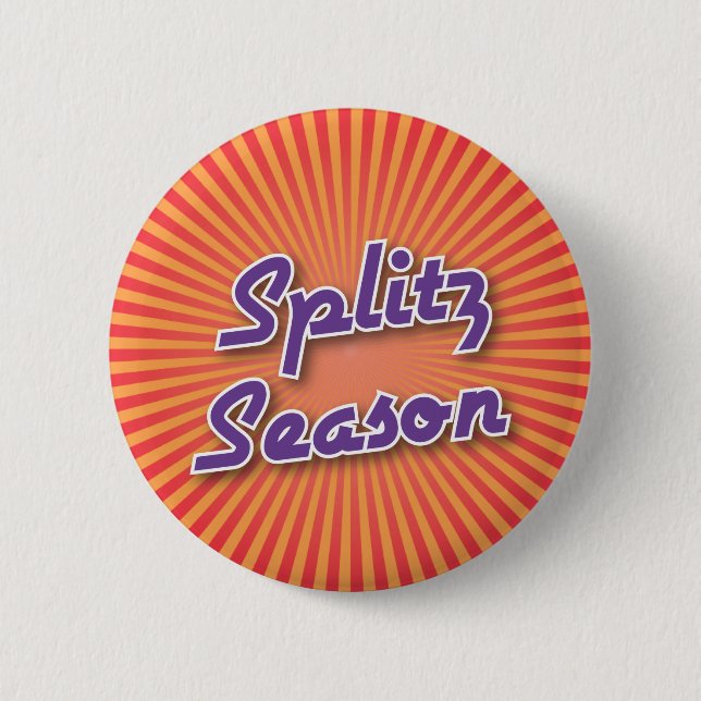 Bowling Button: Splitz Season Pinback Button (Front)