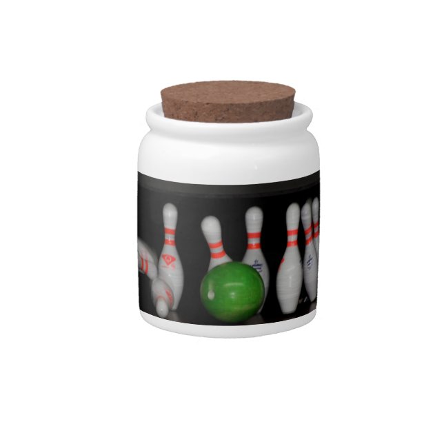 Bowling Candy Jar (Front)